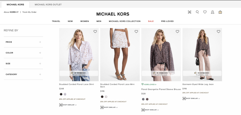 michael kors fashion