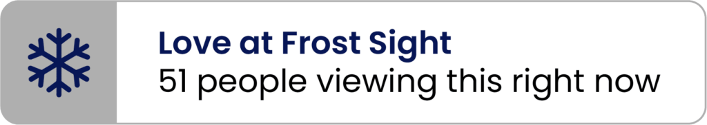 Love at frost sight. 51 people viewing this right now