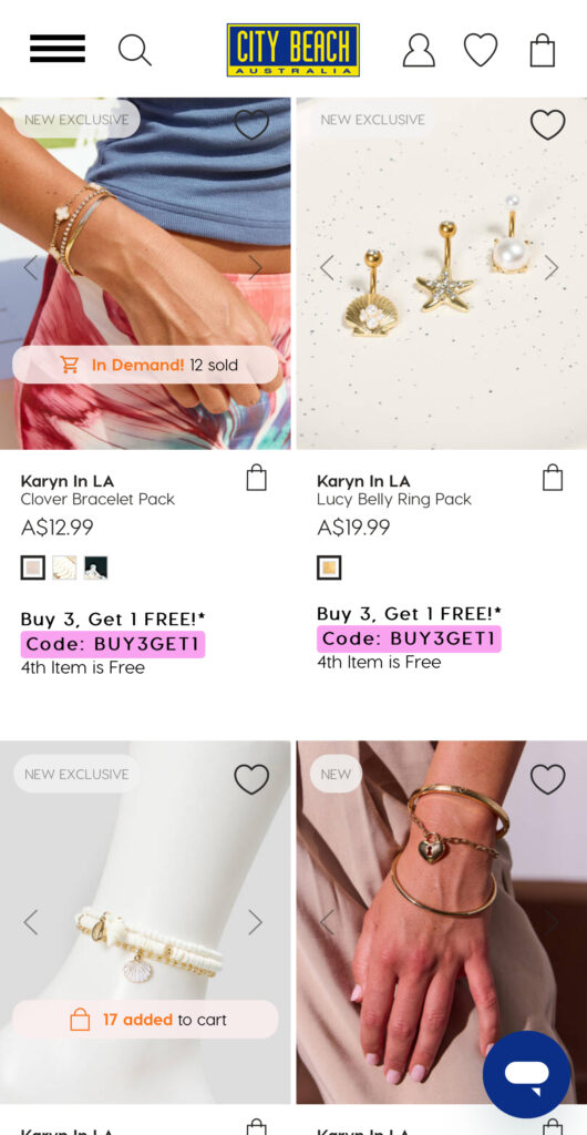 City beach website