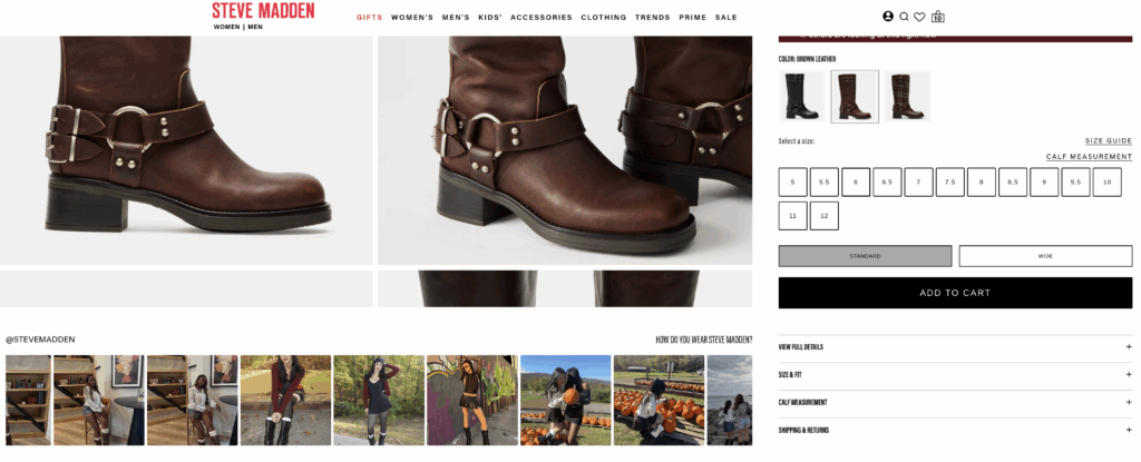 steve madden boots and ugc