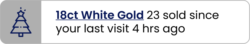 18 ct white gold. 23 sold since your last visit 4 hrs ago