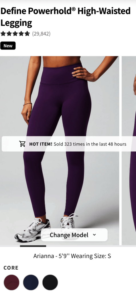 Fabletics define powerhold high-waisted legging