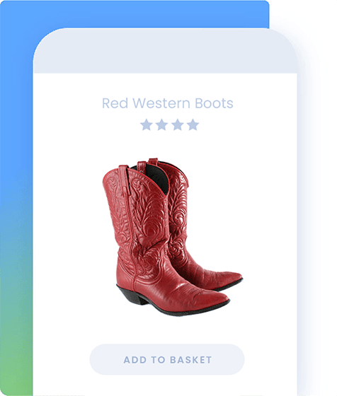 Red western boots