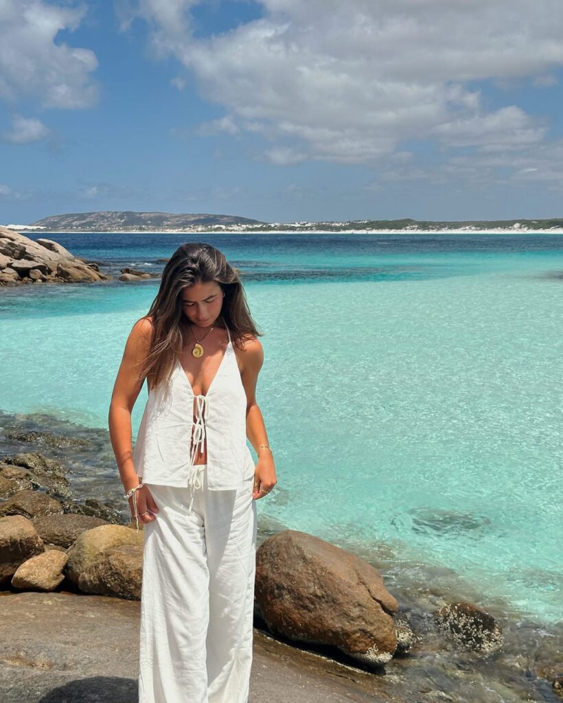 Woman on beach