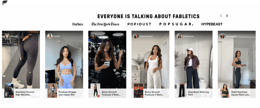 fabletics influencers